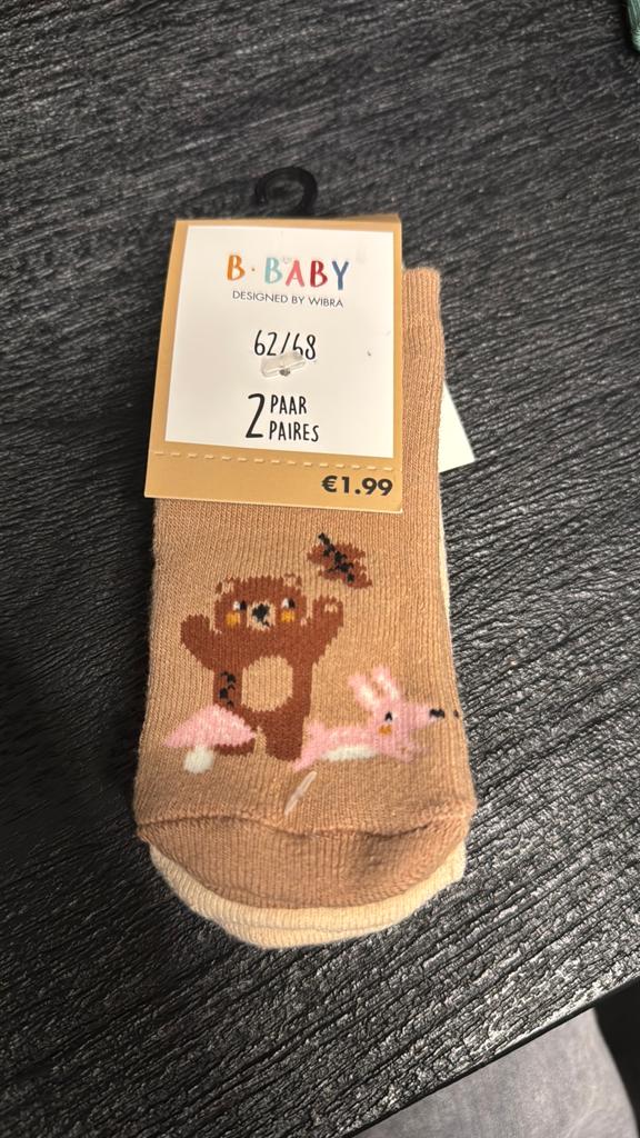 Sokken 62/68, Kinderen en Baby's, Babykleding | Schoentjes en Sokjes, Meisje, Nieuw, Ophalen of Verzenden, Sokjes