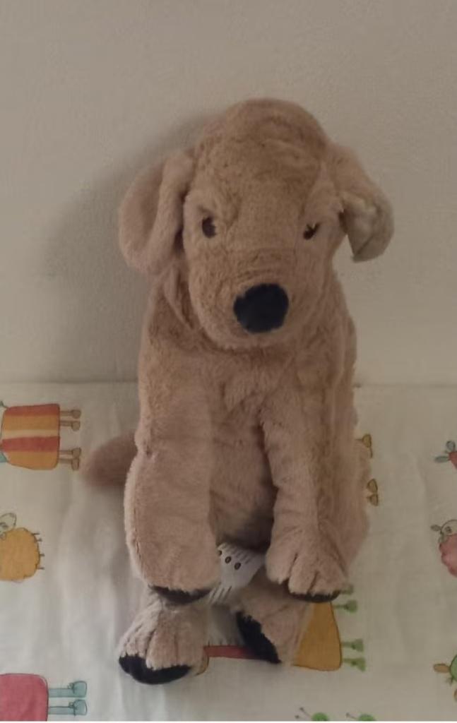 Knuffel hond, Ophalen of Verzenden, Zo goed als nieuw, Hond, IKEA