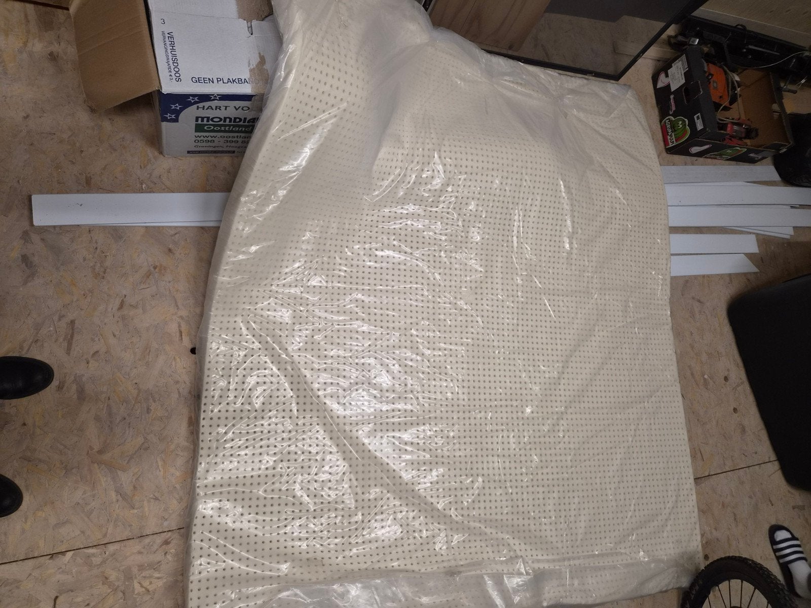 Nieuwe Topper Matras 180x200 - Traagschuim - Totaal Bed, Ophalen, Matras, 180 cm, 200 cm