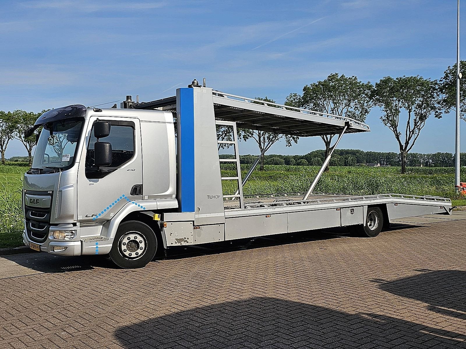 DAF LF 210 11.9t tijhof 3 cars, Automaat, Euro 6, Origineel Nederlands, Bedrijf