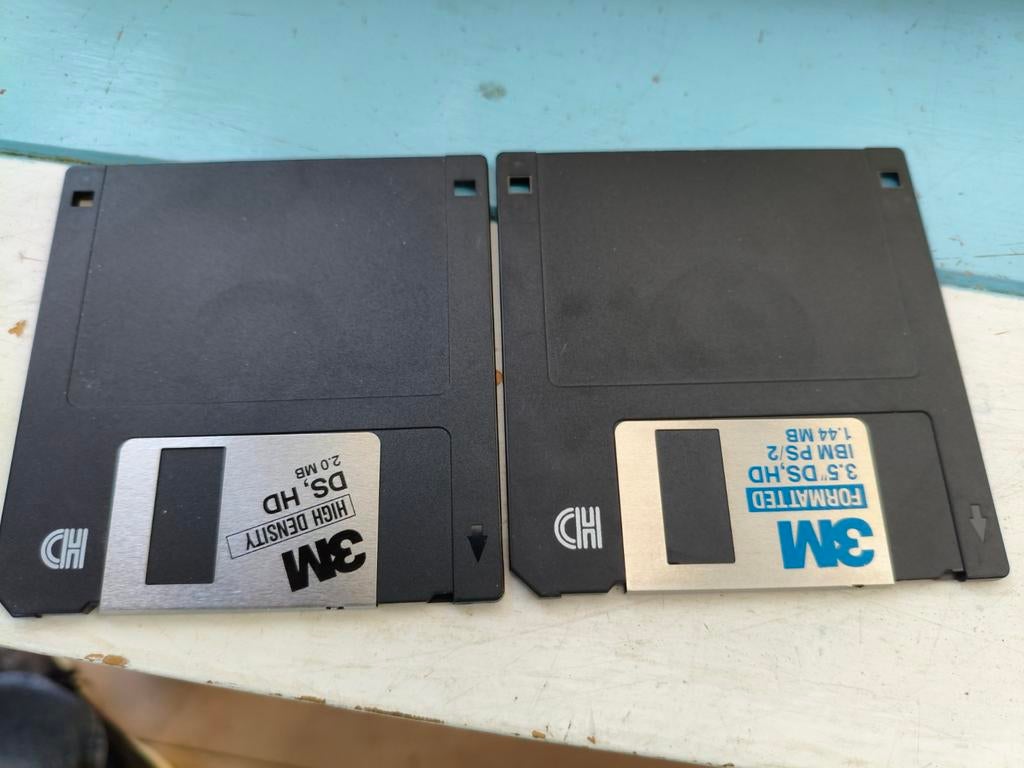 50 hd 3m 3,5" diskettes zonder label., Ophalen of Verzenden