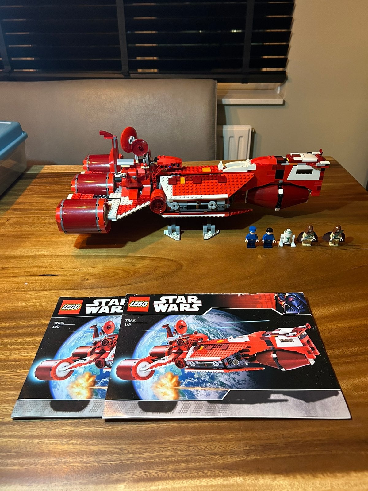 Lego star wars set 7665 Republic Cruiser compleet verzamelst, Star Wars, Lego, Ophalen of Verzenden, Zo goed als nieuw