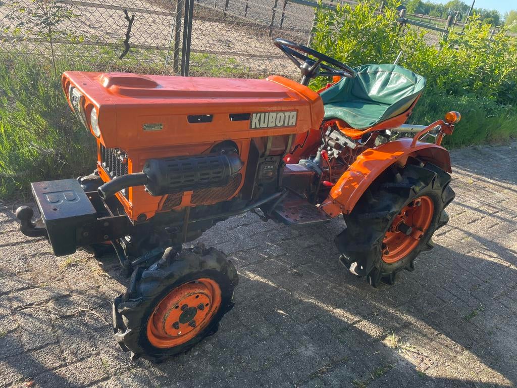 Kubota B5001 met RS900 grondfrees, hefset en trekbok, Overige merken, Gebruikt, Tot 2500, Ophalen of Verzenden