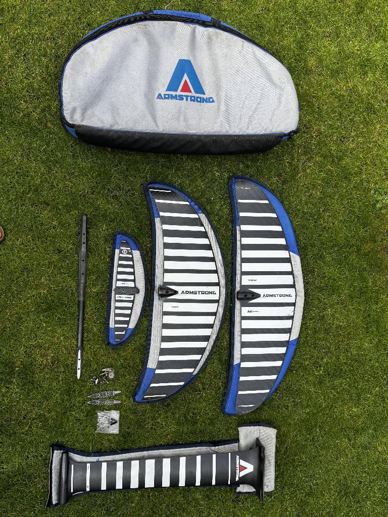 Complete Armstrong Carbon Foil Set, Ophalen, Gebruikt, Wingsurfset