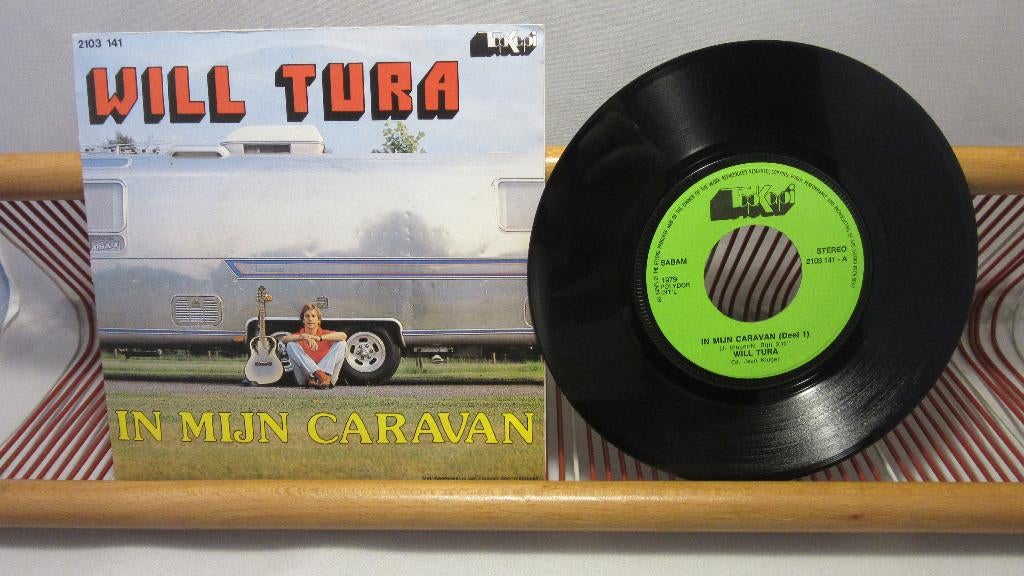 Will Tura, In Mijn Caravan (single 7"), Ophalen of Verzenden, Gebruikt, 7 inch, Levenslied of Smartlap