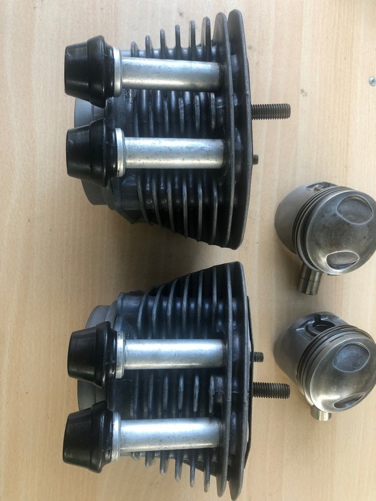 Set gave nikasil cilinders (links+rechts)voor 50pk BMW R65, Motoren, Ophalen of Verzenden, Gebruikt