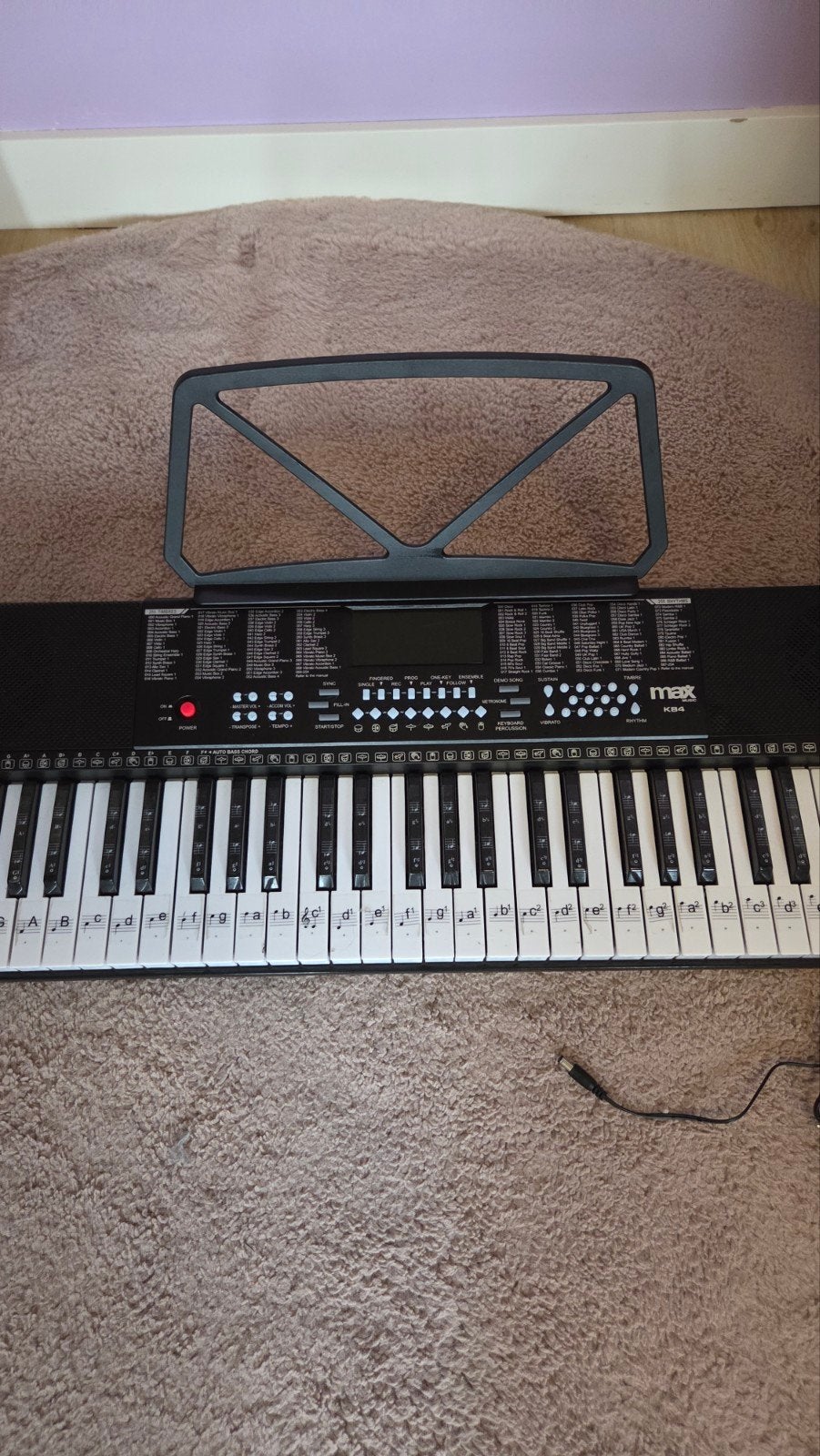 Keyboard voor beginners - MAX KB4, Overige merken, Ophalen of Verzenden, Met standaard, 61 toetsen
