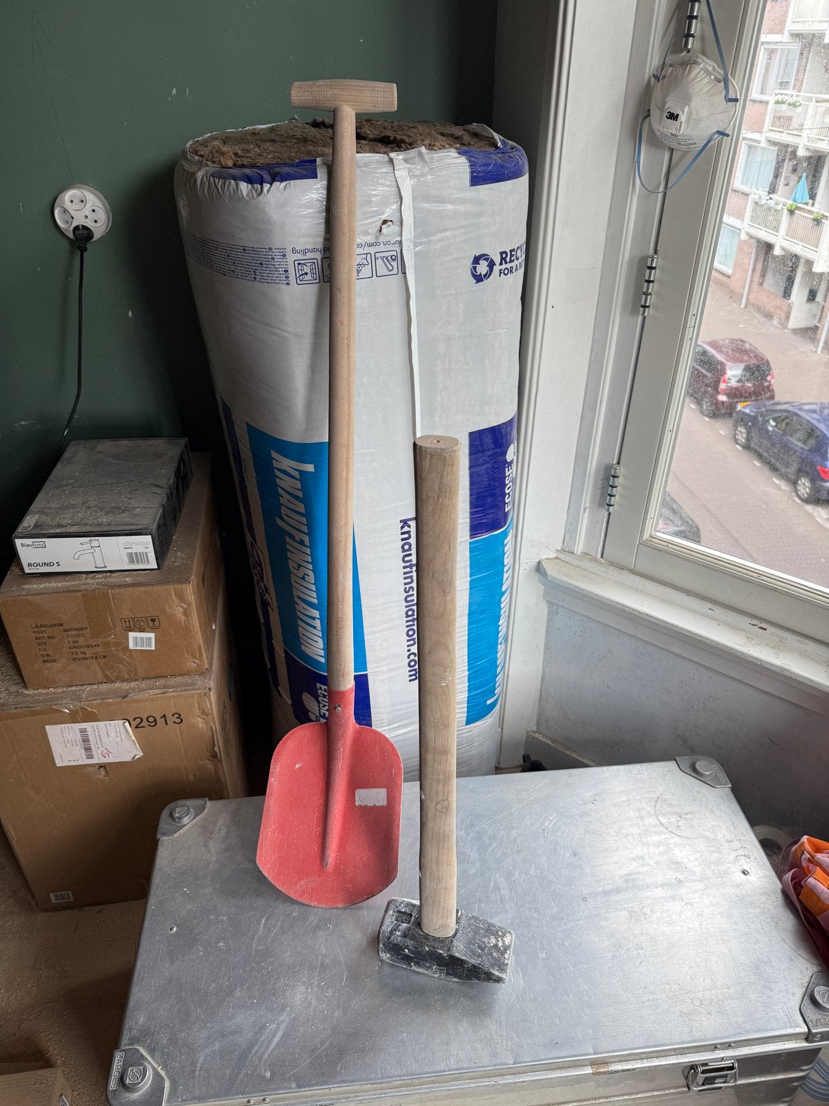 Schop en moker (5kg), Ophalen, Gebruikt, Hamer