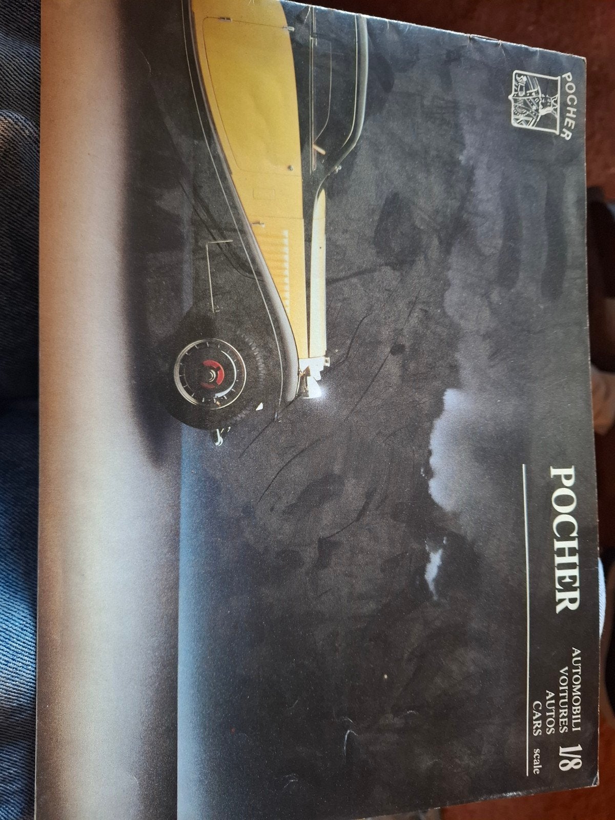 Pocher catalogus Automobili Voitures Autos Cars 1/8, Overige merken, Gebruikt, Auto, Groter dan 1:32