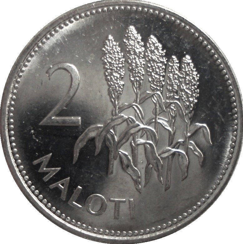 Lesotho 2 maloti 1998 (UNC), Ophalen of Verzenden, Overige landen, Losse munt