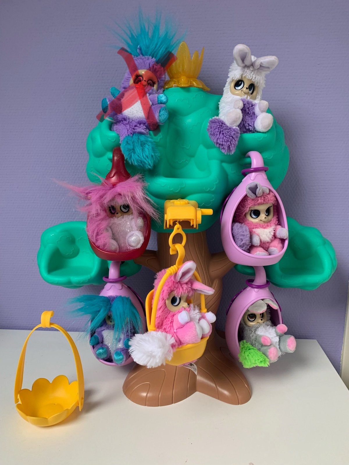 Speelgoedboom / Bush Baby boom + 6 knuffels, Ophalen, Zo goed als nieuw, Jongen of Meisje