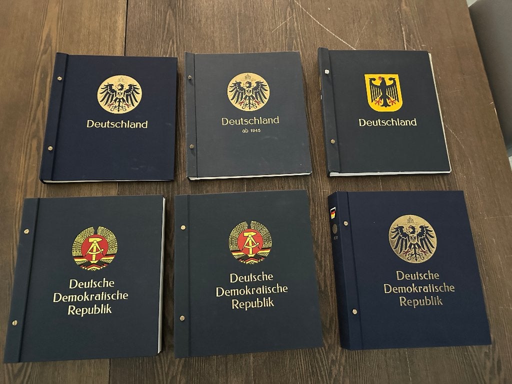 Postzegels Duitsland in 6 DAVO albums met postzegels, Verzenden, Buitenland