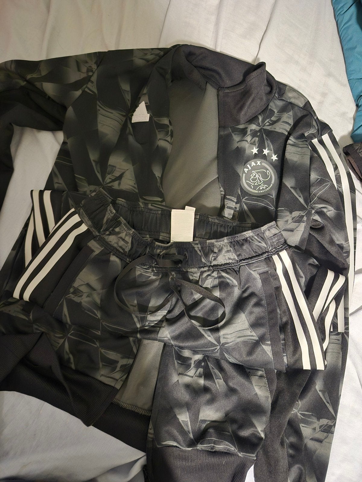 Origineel adidas Ajax Trainingspak 2023/2024 – Zwart/Zilver, Ophalen of Verzenden, Zo goed als nieuw