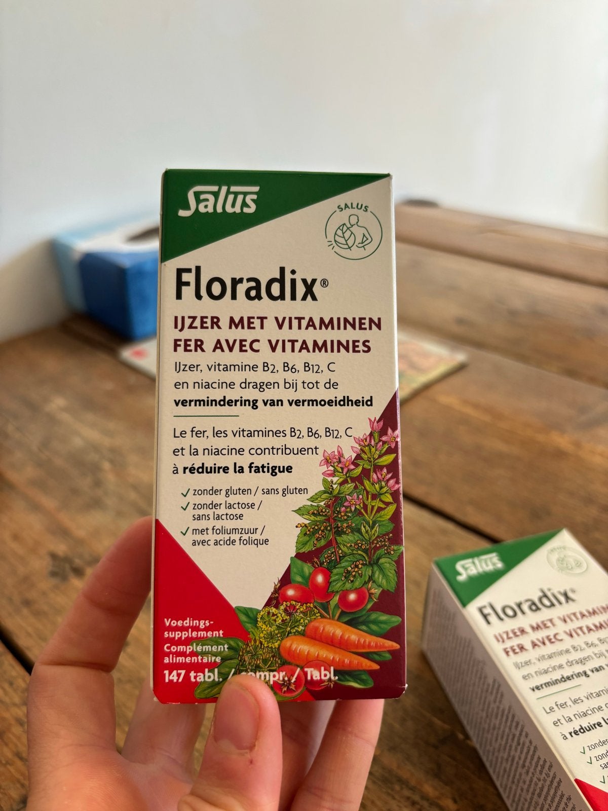 Floradix IJzer met Vitaminen - 147 tabletten (2 stuks), Ophalen of Verzenden, Nieuw, Poeder of Drank