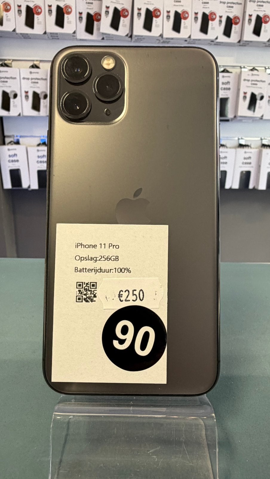 iPhone 11PRO 256GB Zwart (90), Telecommunicatie, Mobiele telefoons | Apple iPhone, 256 GB, Apple, Apple, Zwart
