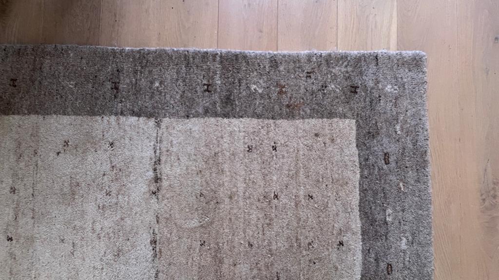 Gabeh tapijt 200x140 cm van Perez, 100 tot 150 cm, Beige, Ophalen of Verzenden, Zo goed als nieuw