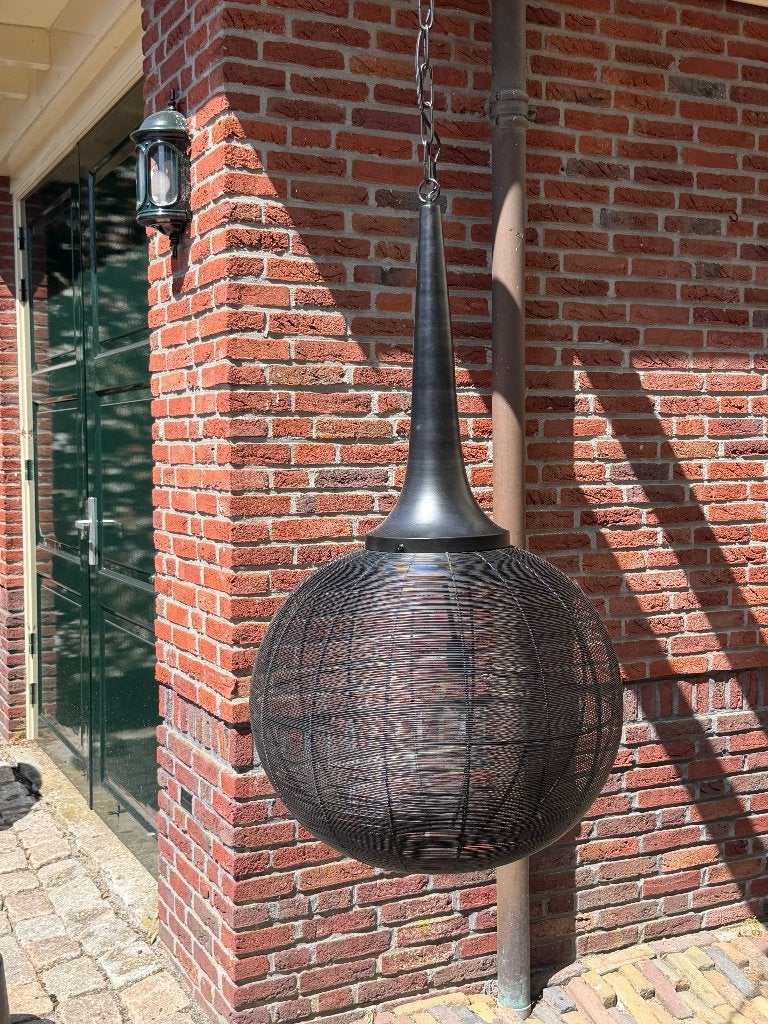 Hanglamp voor hoge ruimte, Ophalen, Zo goed als nieuw, Metaal