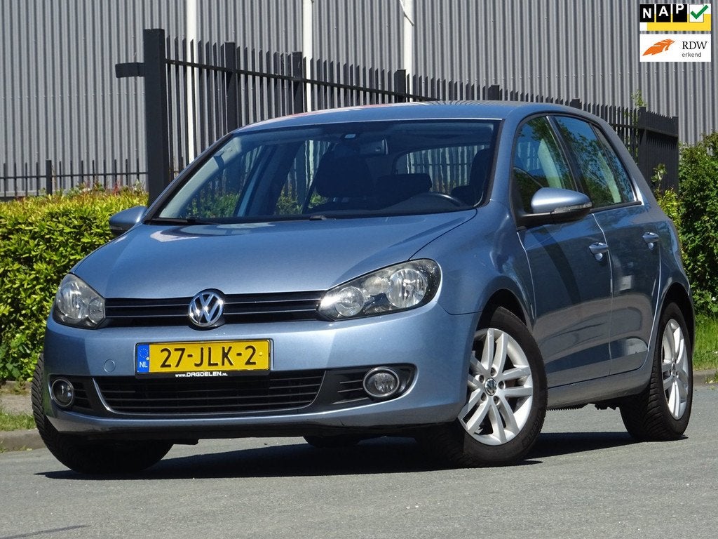 Volkswagen Golf 1.4 TSI Highline DSG 5DR NAP/CARPLAY/PDC/APK, Auto's, Euro 5, Gebruikt, 4 cilinders, Blauw