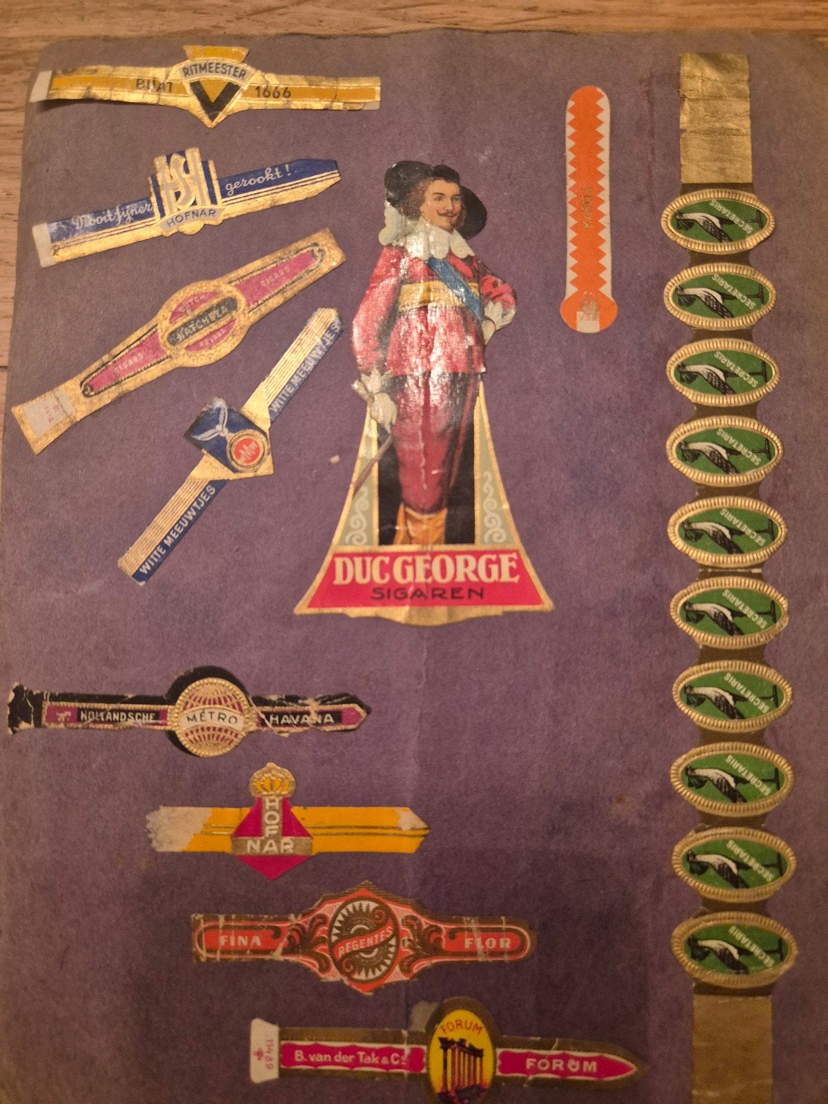 Vintage Sigarenbandjes Album - Unieke Verzameling, Verzamelen, Ophalen, Gebruikt