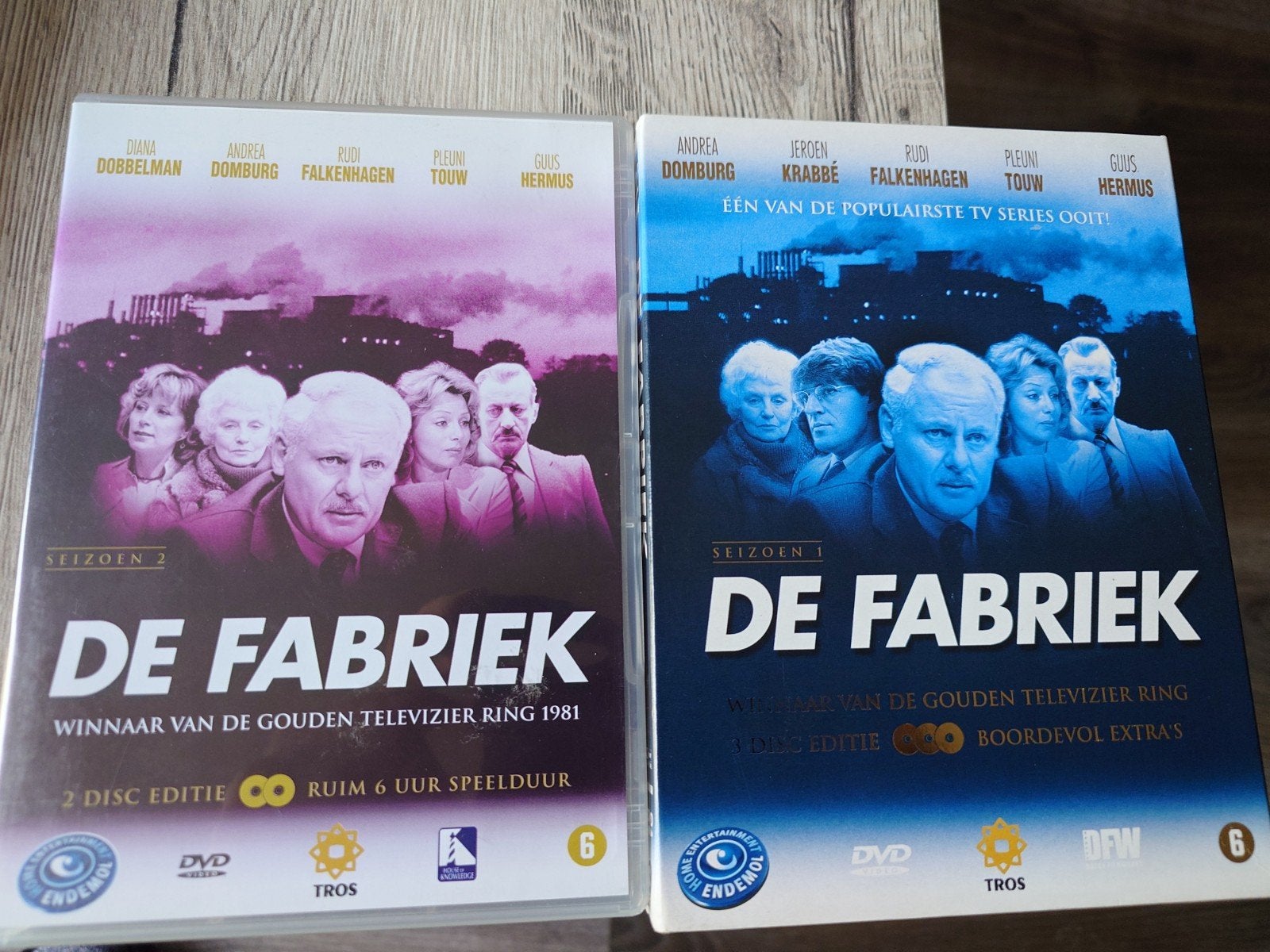 De Fabriek S1 , S2 op DvDs, Alle leeftijden, Ophalen of Verzenden, Zo goed als nieuw