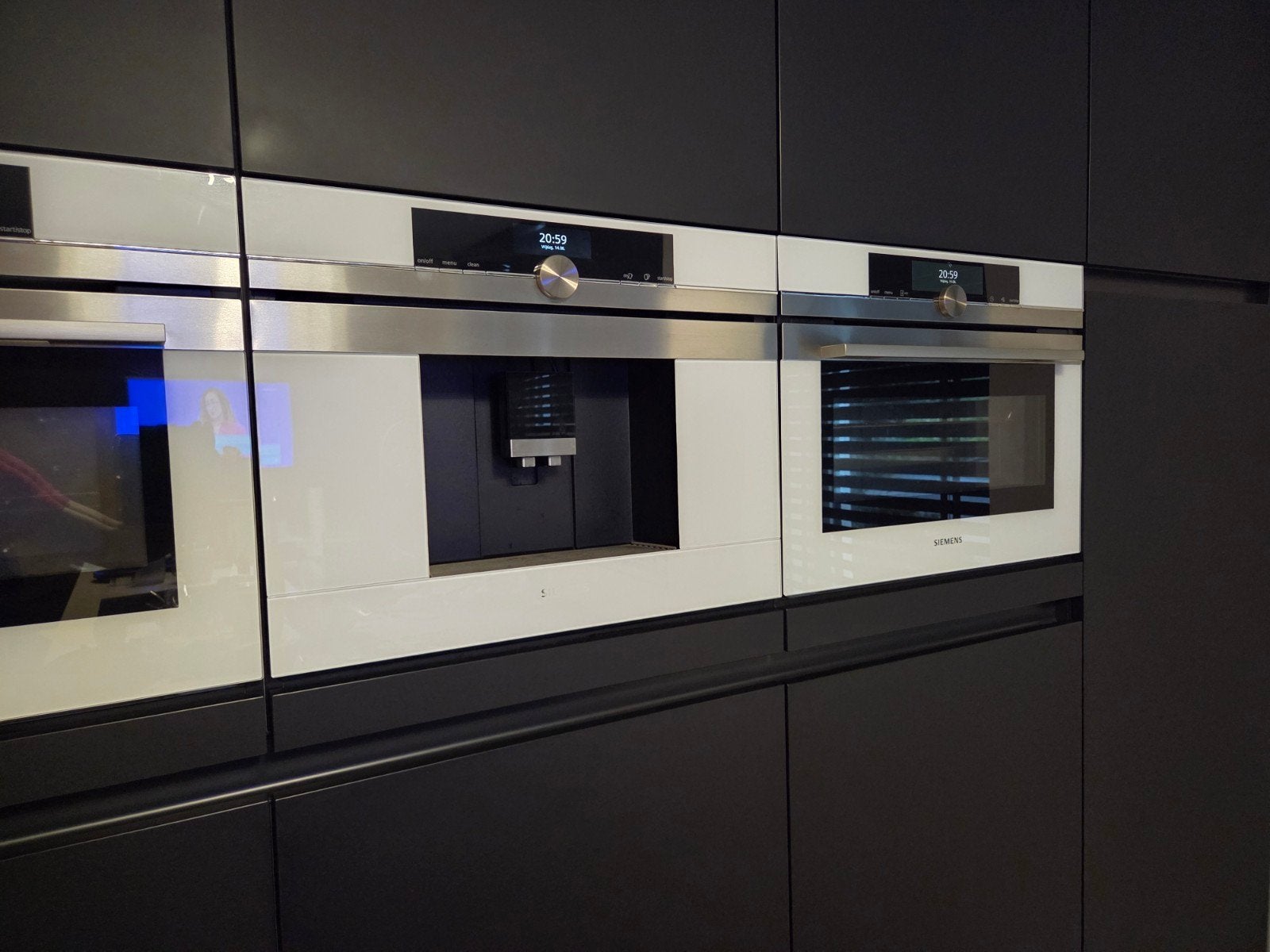 Siemens CT636LEW1/04 Wit Inbouw Koffiemachine, Witgoed en Apparatuur, Koffiezetapparaten, Ophalen, 10 kopjes of meer, Zo goed als nieuw