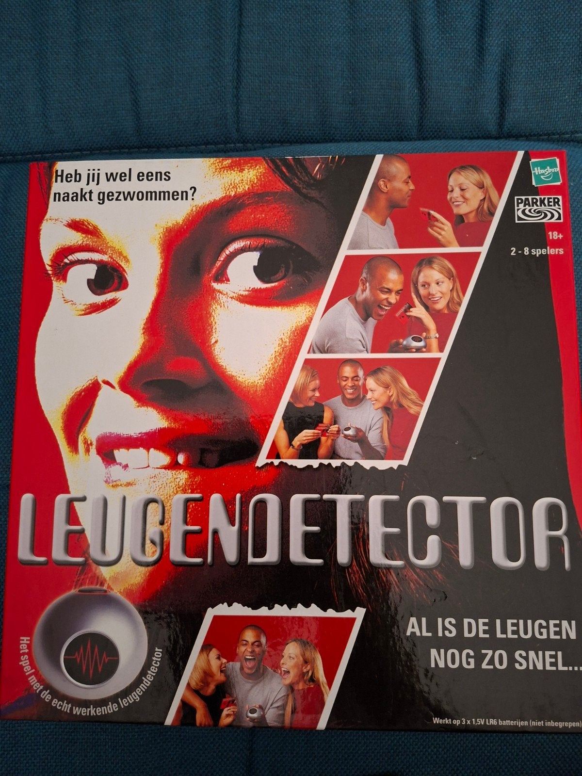 Leugendetector Gezelschapsspel - Hasbro Parker, Drie of vier spelers, Ophalen of Verzenden, Zo goed als nieuw, Hasbro Parker
