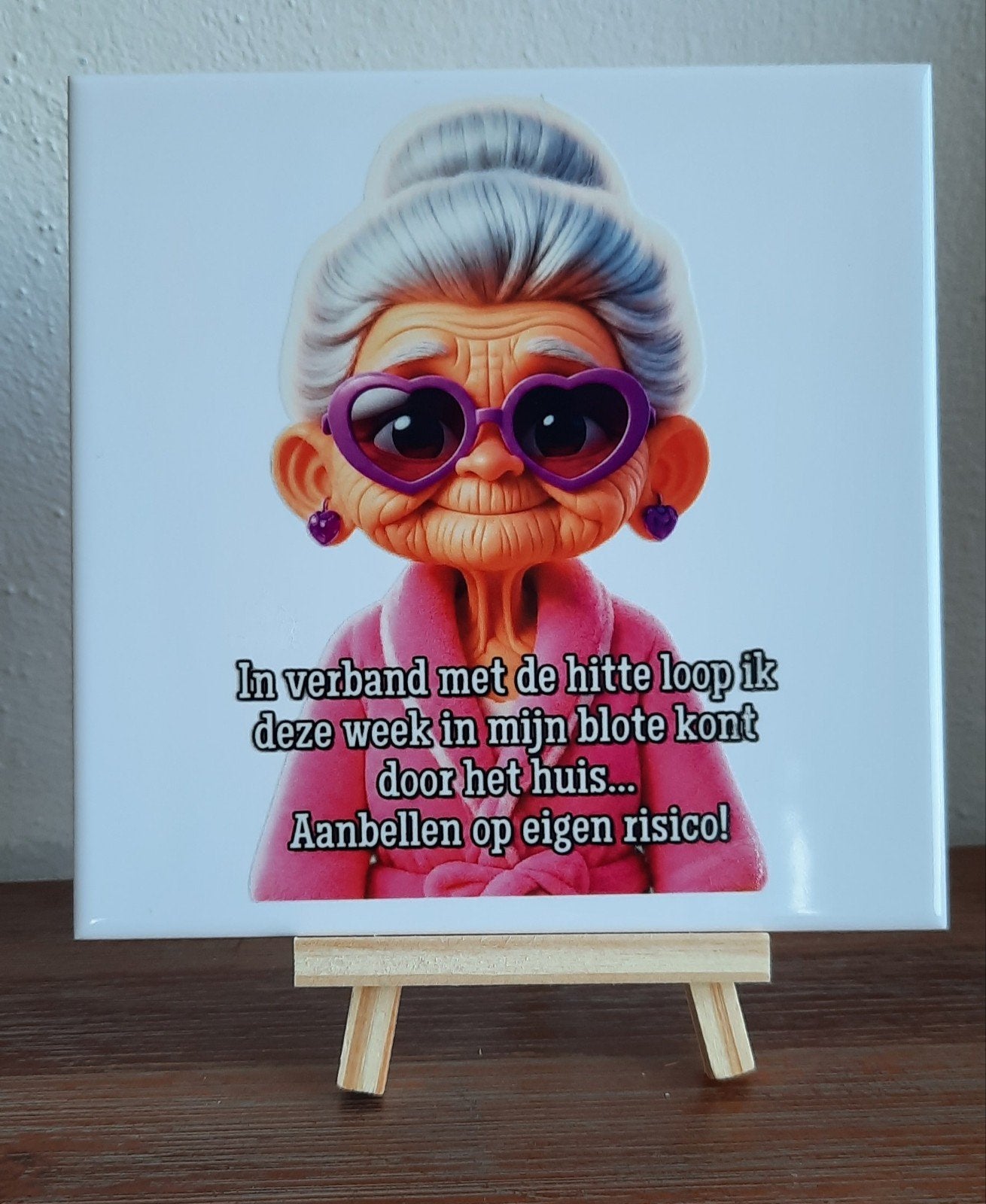Tegel. Handmade. Humor, Ophalen of Verzenden, Nieuw