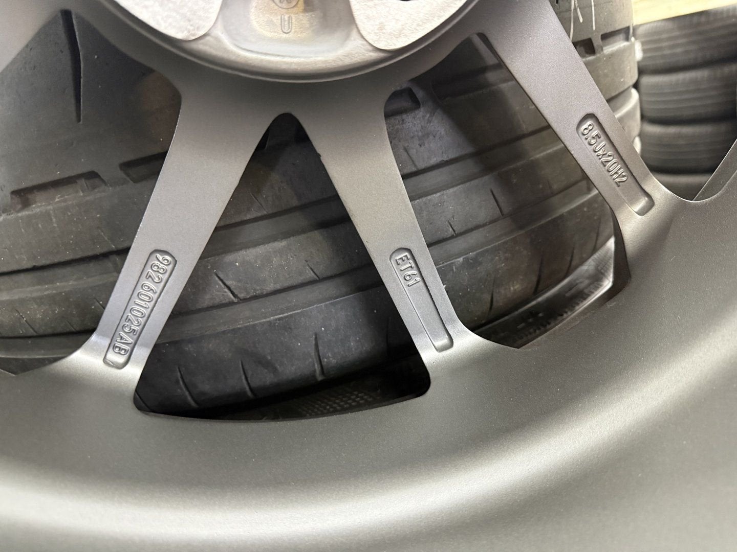 20 " Porsche Cayman S Spyder 982 718 Boxster GTS GT4 velgen, 245 mm, -, -, Banden en Velgen