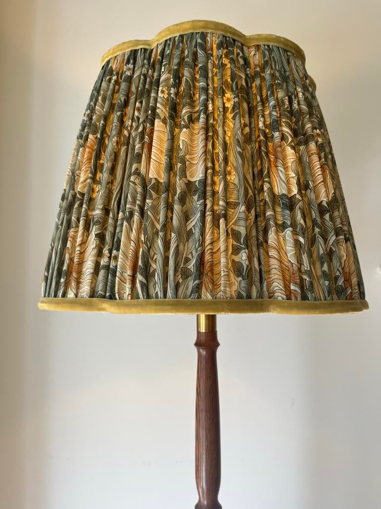 Deens design vloerlamp kap Pooky Morris&Co linnen, Ophalen of Verzenden, Zo goed als nieuw, Beige, Rechthoekig