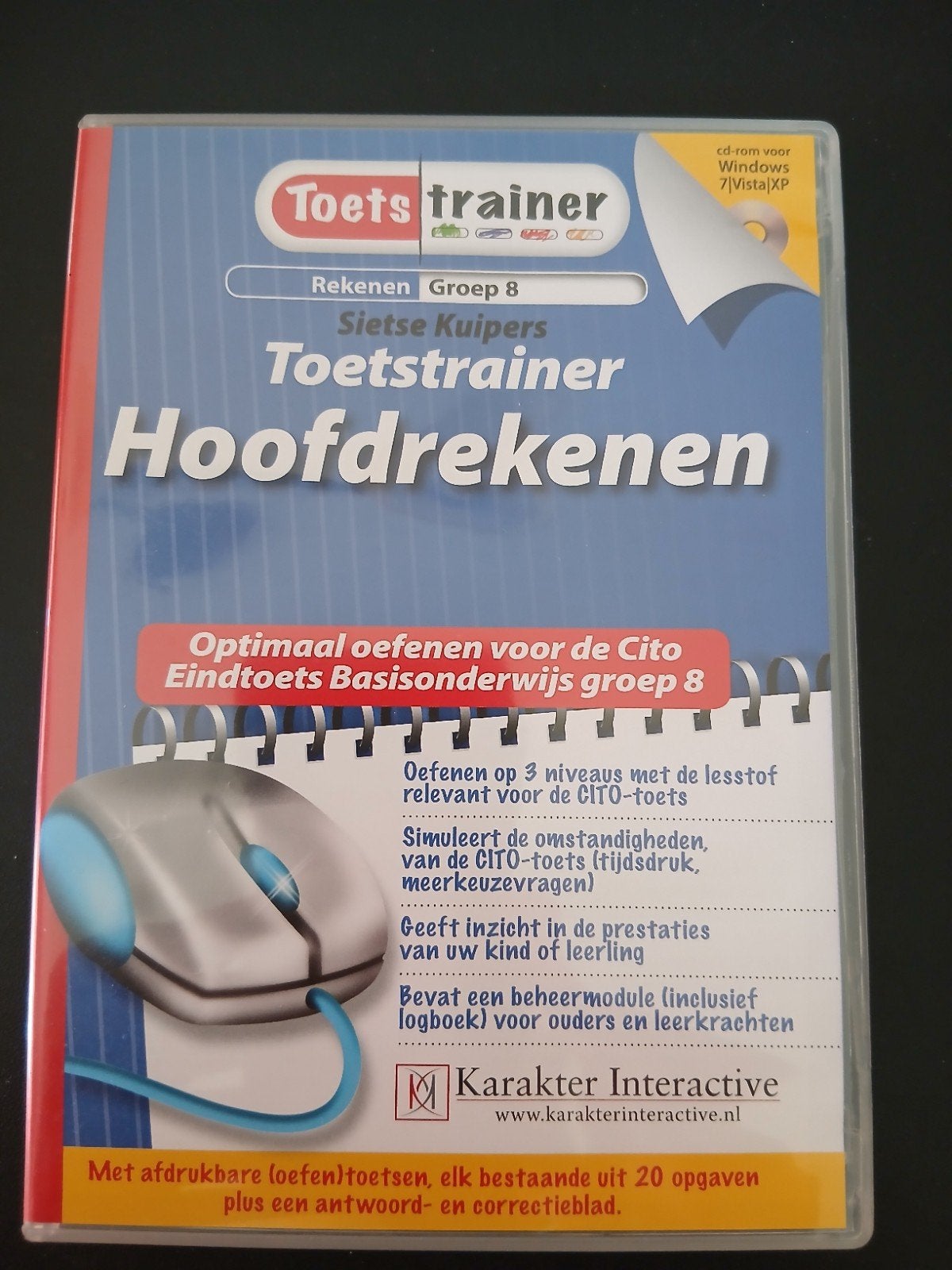 Toetstrainer Hoofdrekenen Cito Eindtoets Groep 8, Verzenden, Zo goed als nieuw, Overige typen, Windows