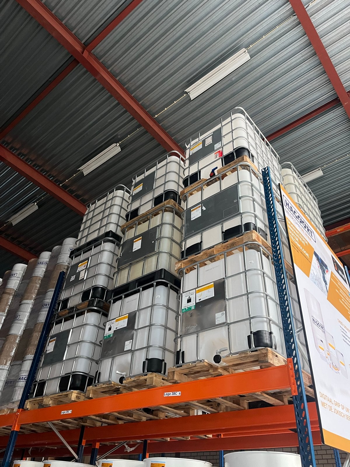 IBC Container 1000 liter - Diverse Toepassingen, 150 liter of meer, Ophalen of Verzenden, Gebruikt, Kunststof