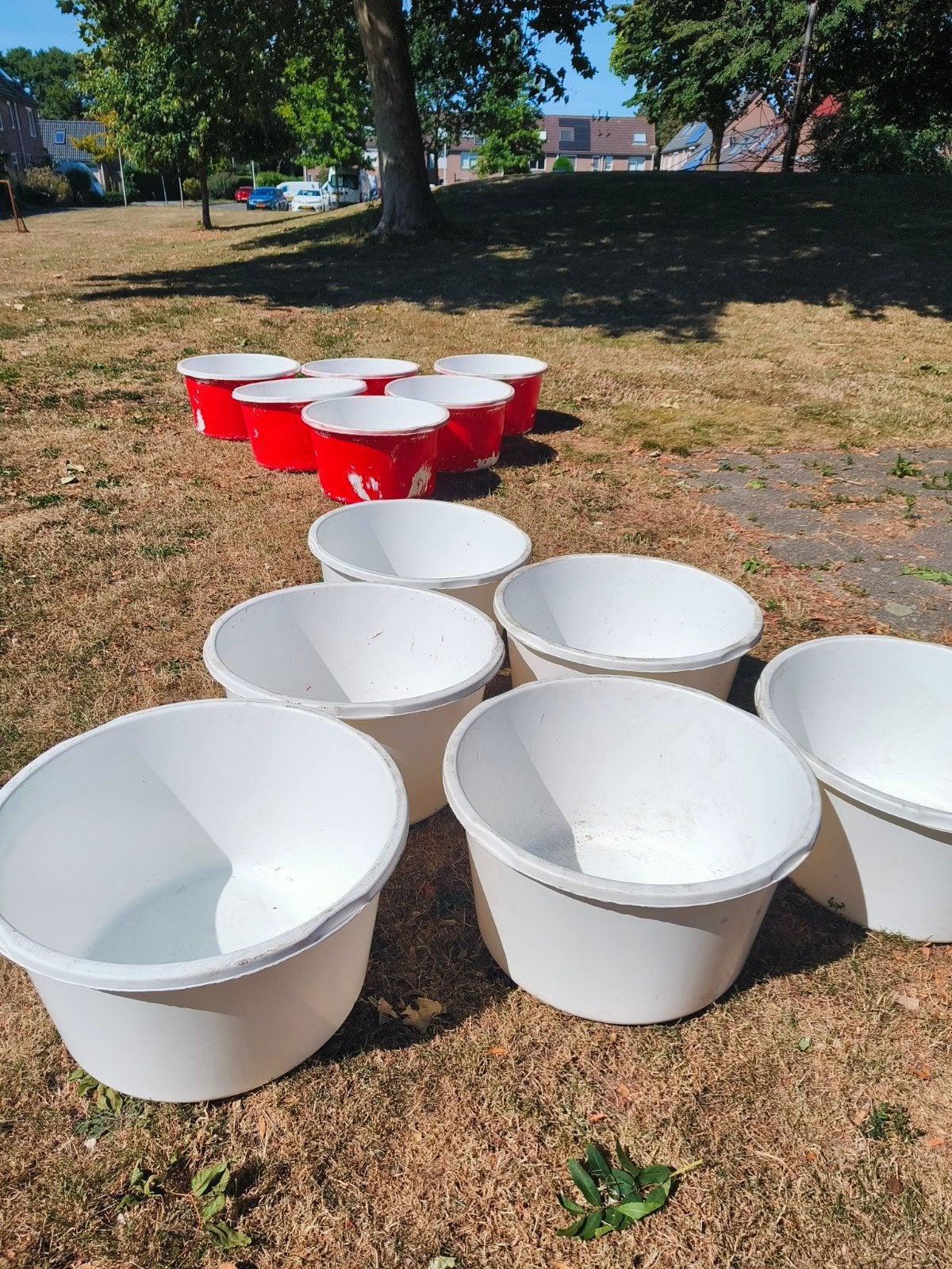 Giant games mega beer pong Jenga en nog veel meer, Ophalen
