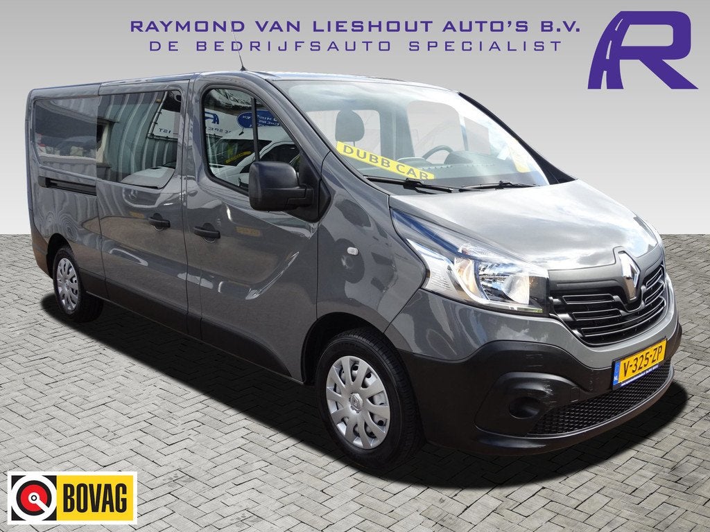 Renault Trafic 1.6 dCi T29 L2H1 DUBBELE CABINE 6 PERSOONS AI, Gebruikt, 4 cilinders, 2000 kg, Renault