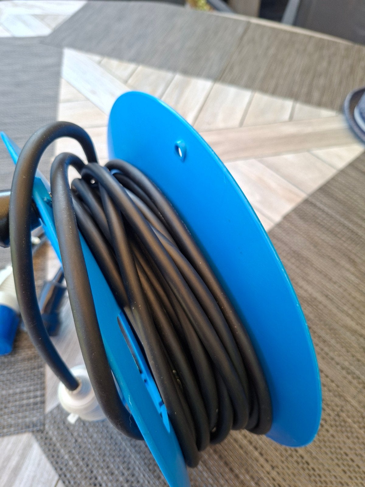 Neopreen kabel 20 meter met haspel, zo goed als nieuw, Ophalen of Verzenden, Zo goed als nieuw