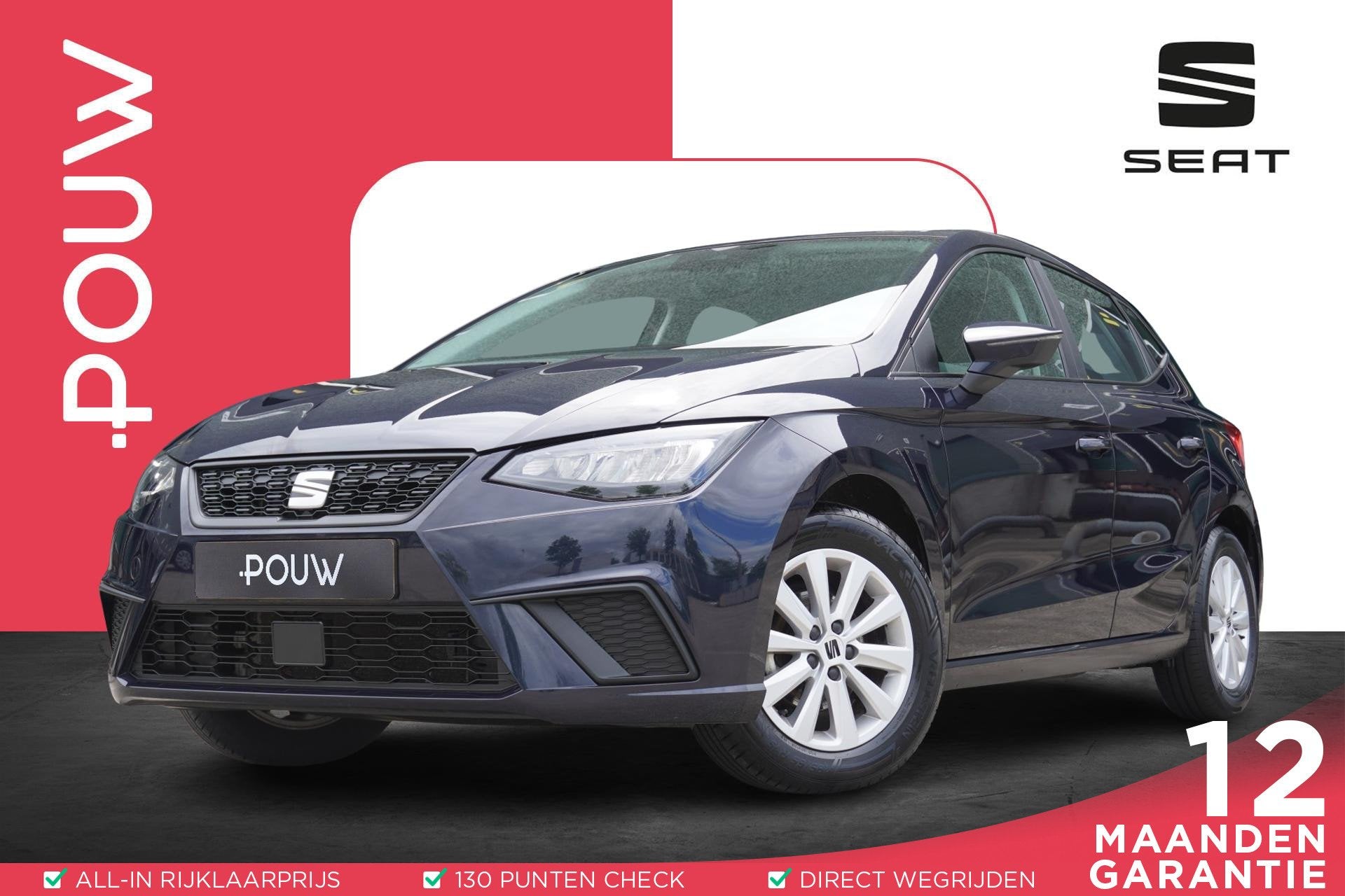 SEAT Ibiza 1.0 EcoTSI 95pk Style | Climatronic | FullLink |, Auto's, Seat, Voorwielaandrijving, 12 maanden, Stof, 95 pk