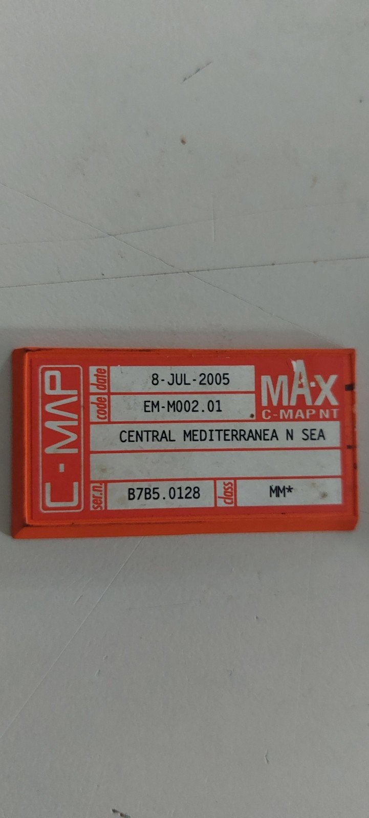 C-MAP max central mediterrane an sea., Watersport en Boten, Navigatiemiddelen en Scheepselektronica, Ophalen of Verzenden, Zo goed als nieuw