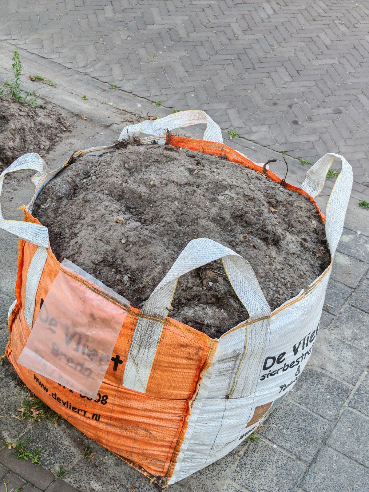 Big bag met tuinaarde/zwart zand, Ophalen, Gebruikt, Overige typen