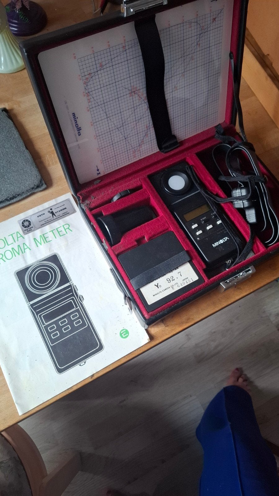 Minolta Chroma Meter II SY-1 in koffer, Lichtmeter, Ophalen of Verzenden, Gebruikt