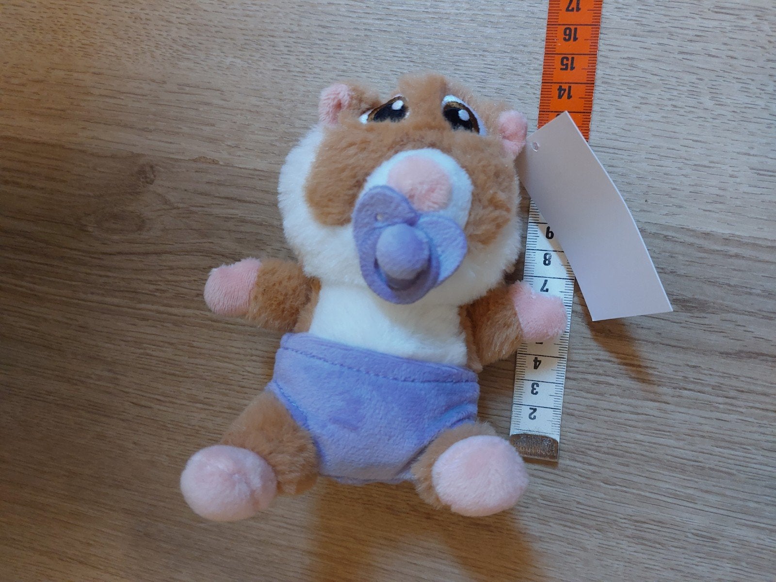 AH hamster knuffel baby meisje 14 cm, Verzamelen, Albert Heijn, Ophalen of Verzenden