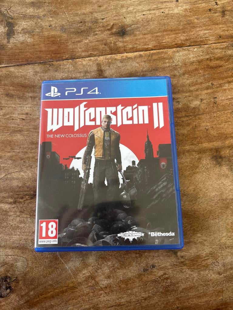 Wolfenstein II: The New Colossus PS4, Spelcomputers en Games, Ophalen, Gebruikt, Vanaf 18 jaar, Shooter