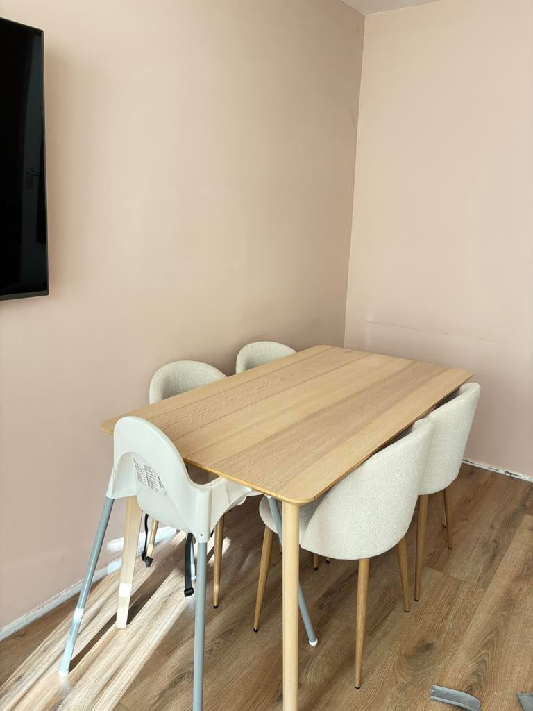 Tafel lisabo, 100 tot 150 cm, Zo goed als nieuw, Rechthoekig, 50 tot 100 cm
