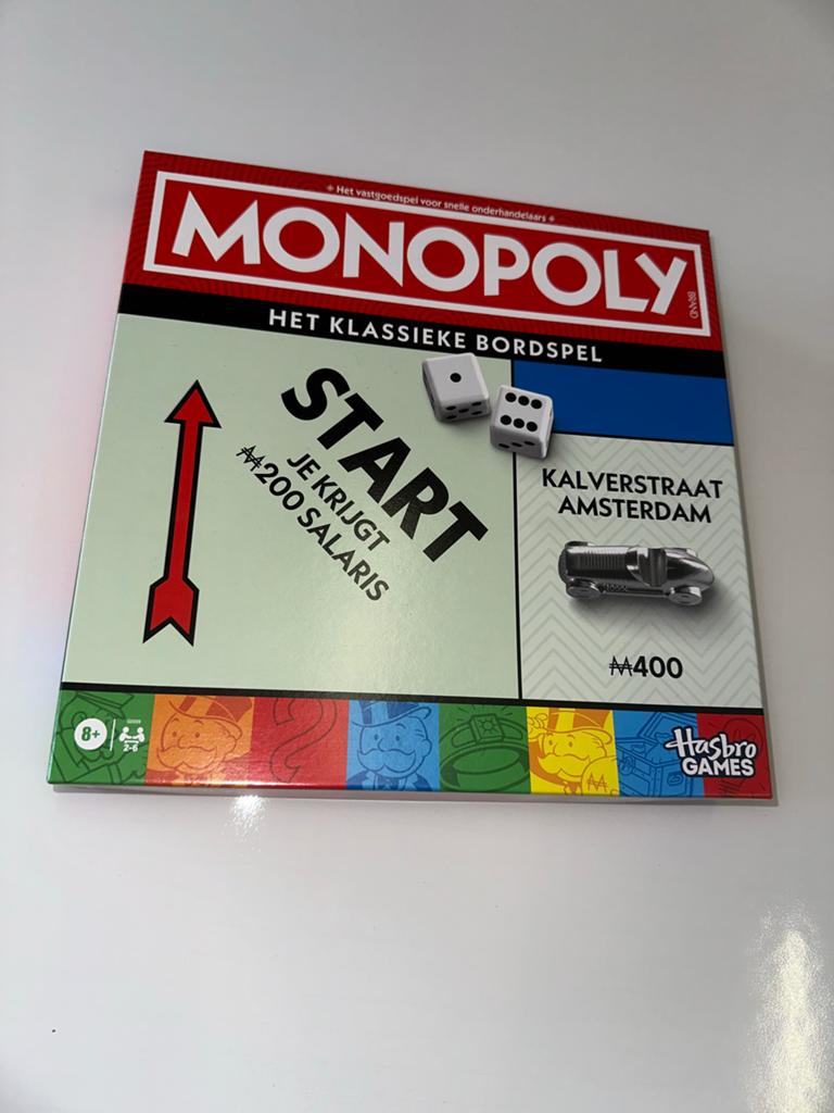 Monopoly: Het Klassieke Bordspel - Hasbro Games, Drie of vier spelers, Ophalen of Verzenden, Nieuw