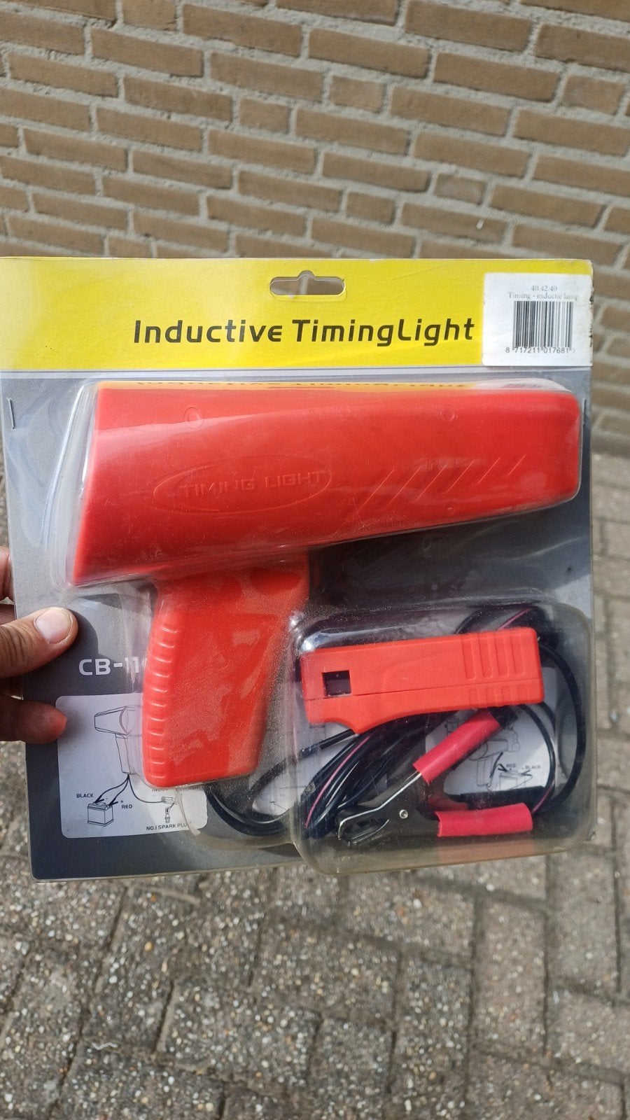 Timing light ontsteking vervroeging afstellen, Ophalen, Nieuw