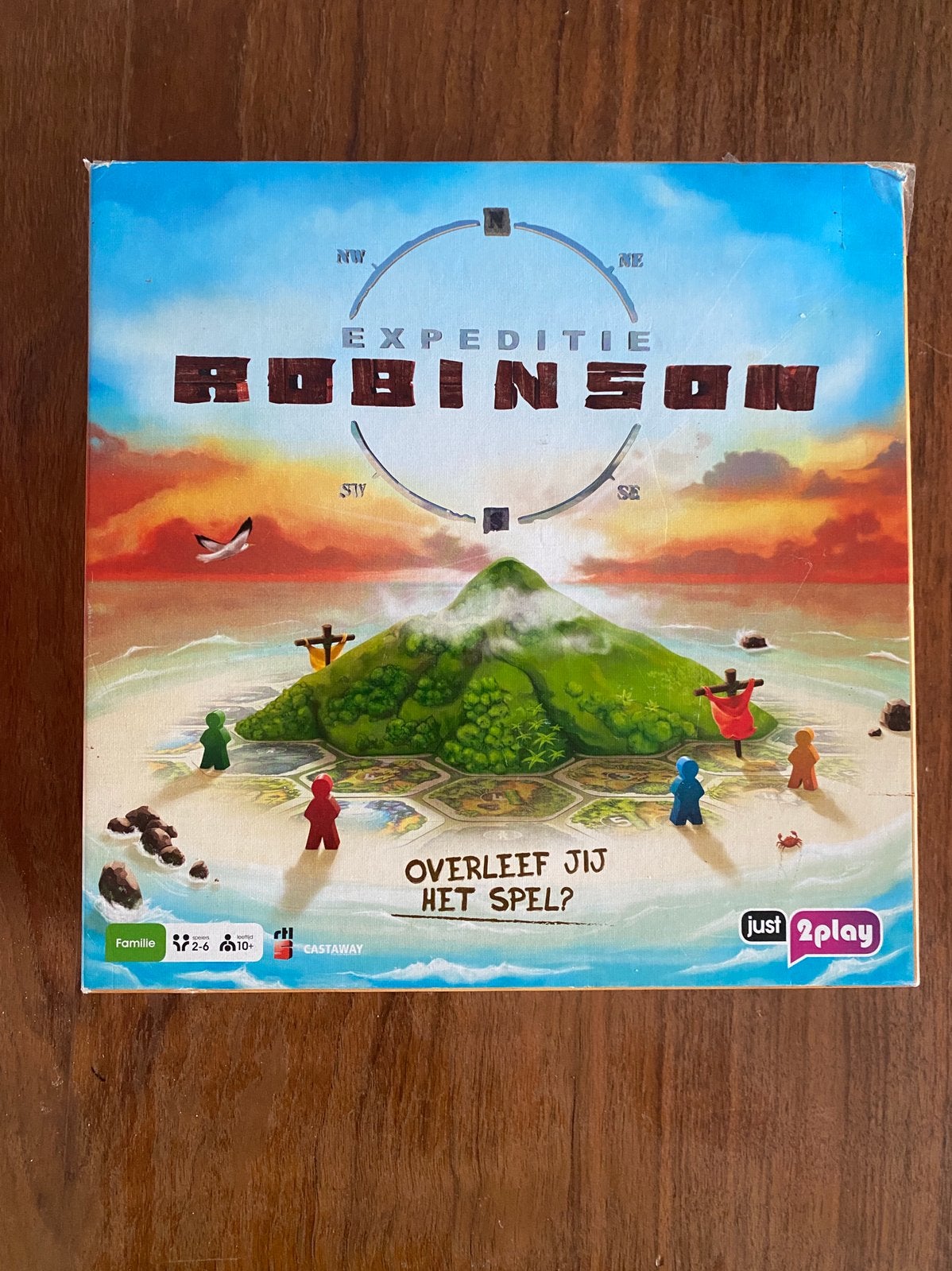 Epeditie robinson boardspel , just games, Hobby en Vrije tijd, Gezelschapsspellen | Bordspellen, Ophalen of Verzenden, Zo goed als nieuw
