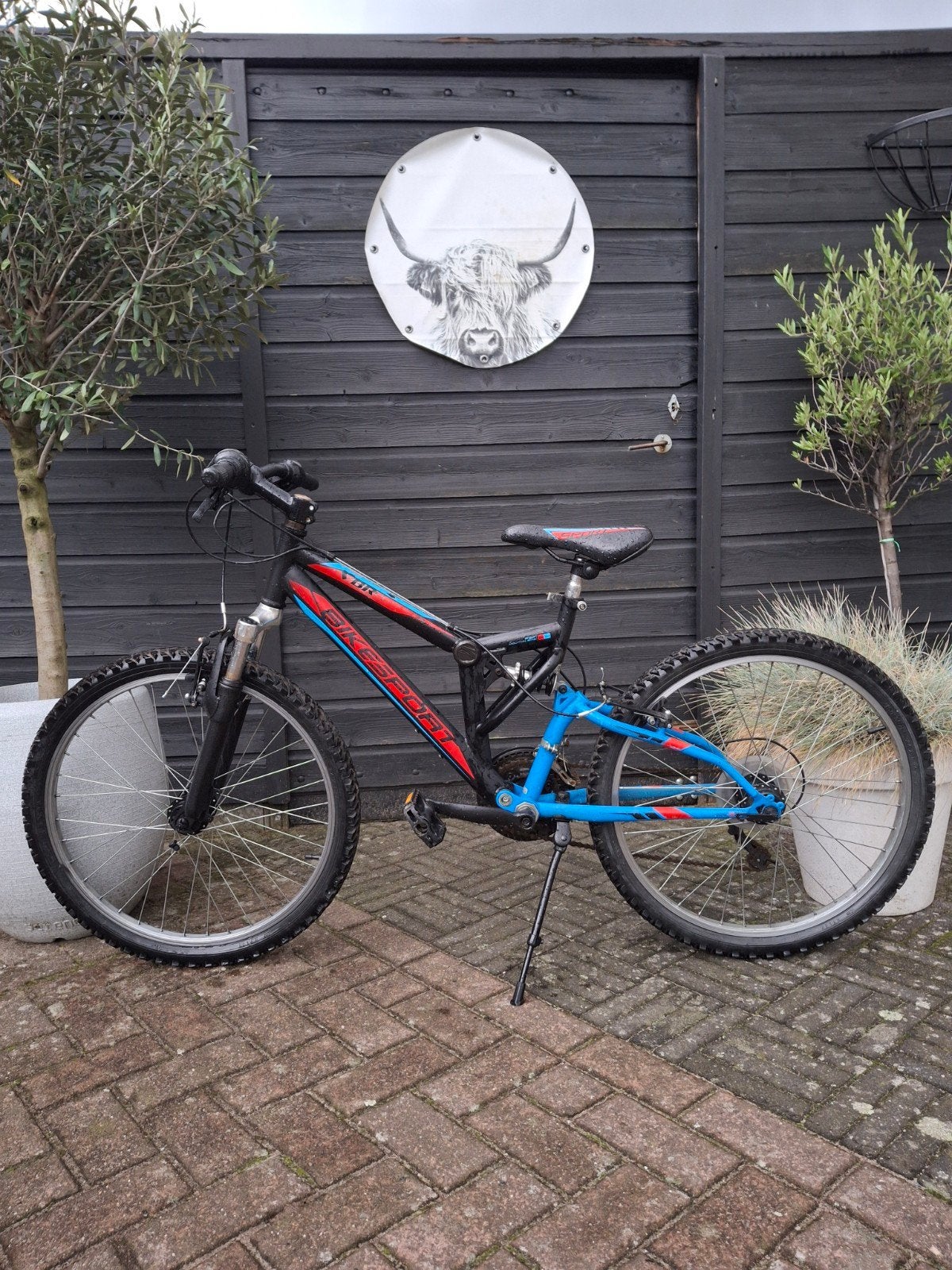 Bikesport VBR mountainbike jongensfiets 24 inch full suspen., Zo goed als nieuw, Ophalen, Overige merken, Minder dan 45 cm
