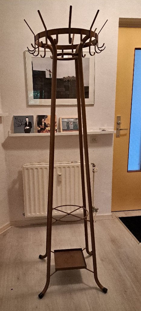 cafe kapstok, Huis en Inrichting, Ophalen, Gebruikt, Metaal, Staande kapstok