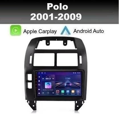 VW polo 2001-2009 radio navigatie android 14 apple carplay, Ophalen of Verzenden, Nieuw