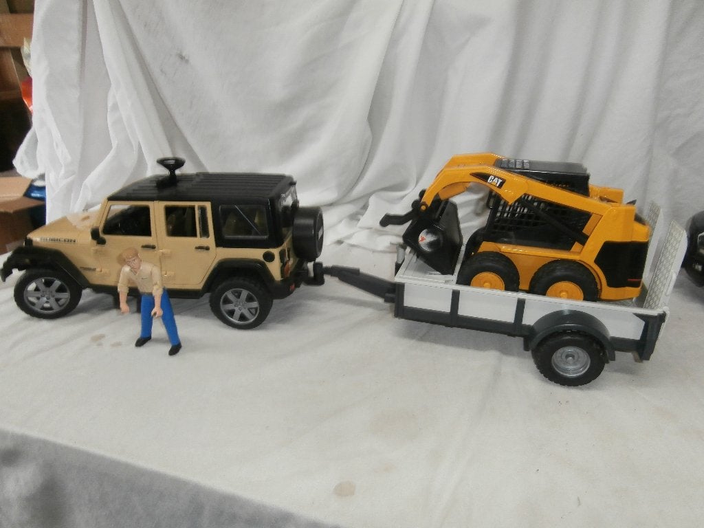Bruder auto,s met aanhanger, Ophalen, Zo goed als nieuw