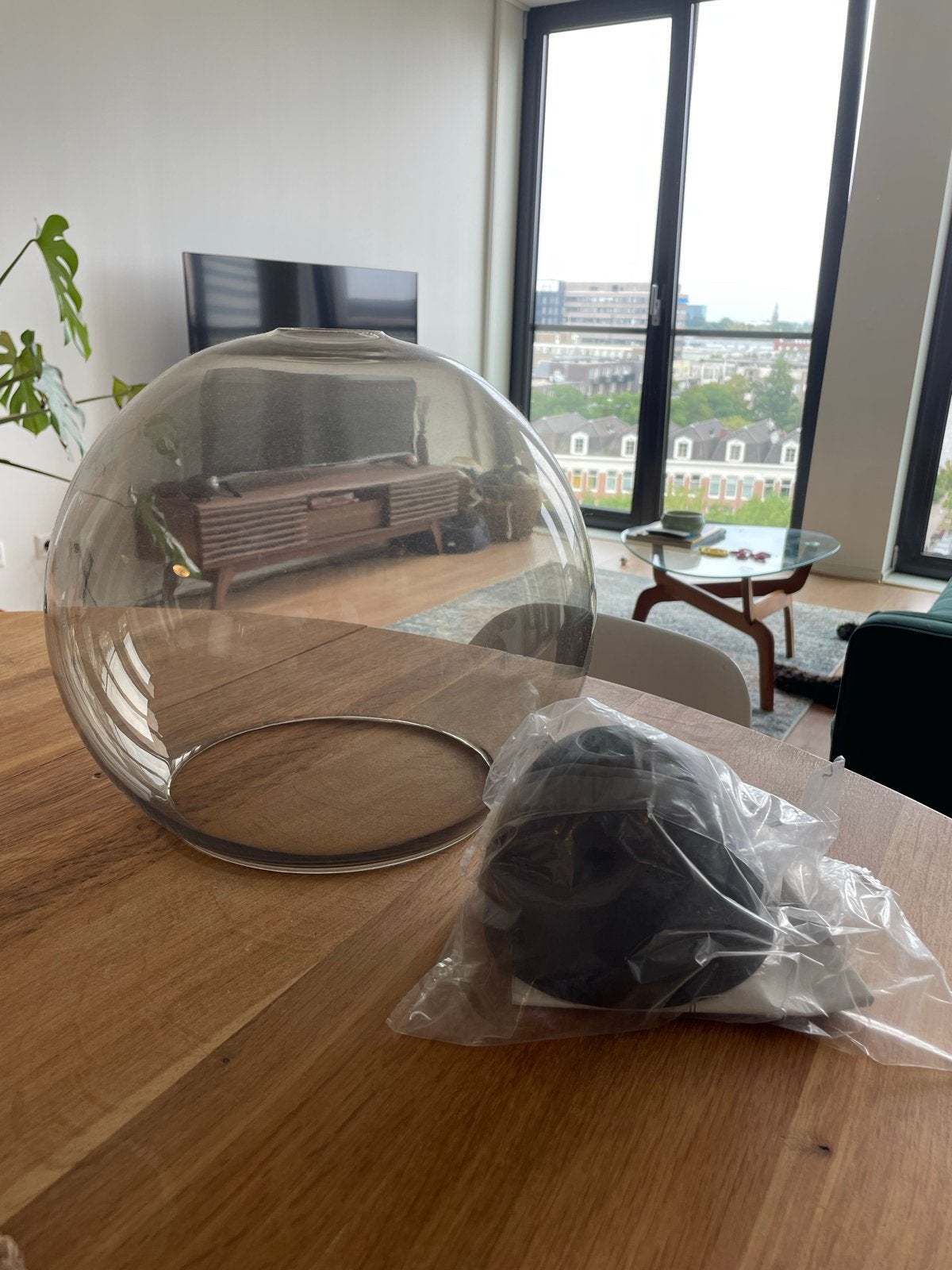 Jakobsbyn plafondlamp - Glazen kap, Ophalen, Nieuw, Glas