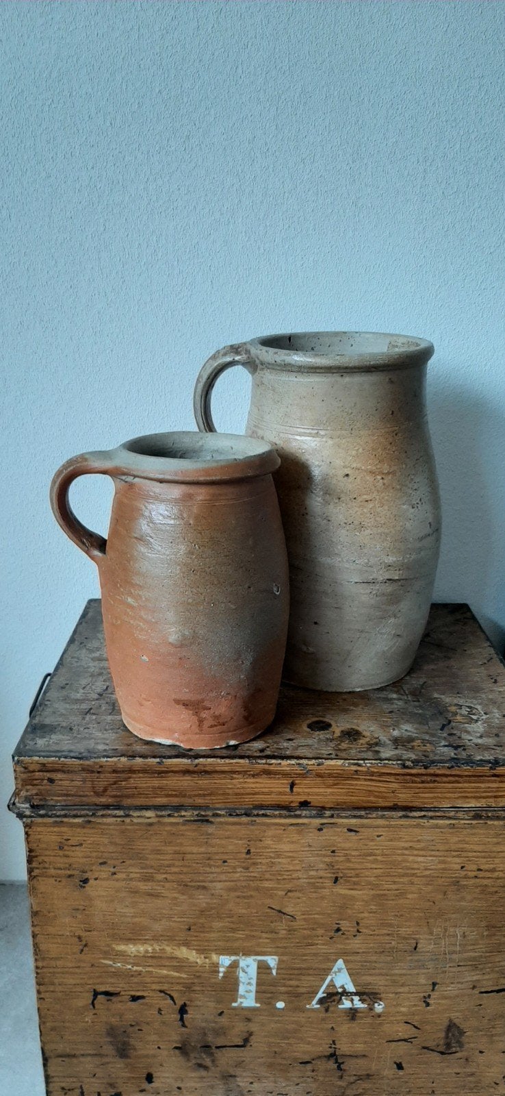 2  OUD  ...  FRANSE  ...  AARDEWERK  ...  KRUIKEN, Ophalen of Verzenden